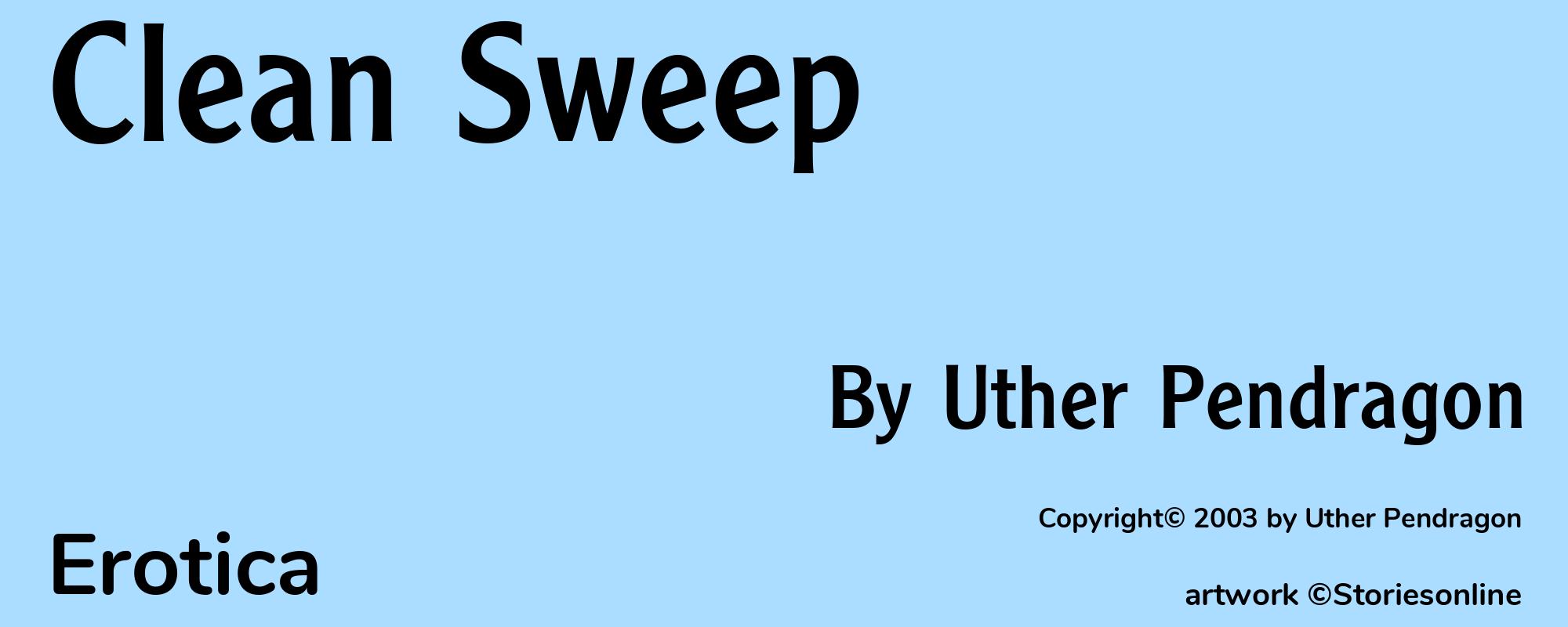 Clean Sweep - Cover