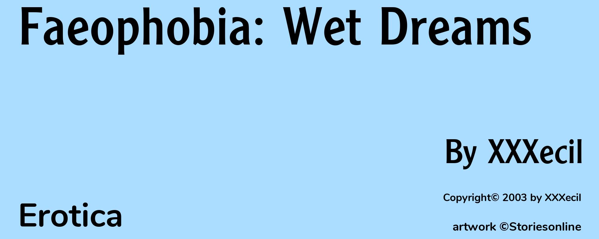 Faeophobia: Wet Dreams - Cover