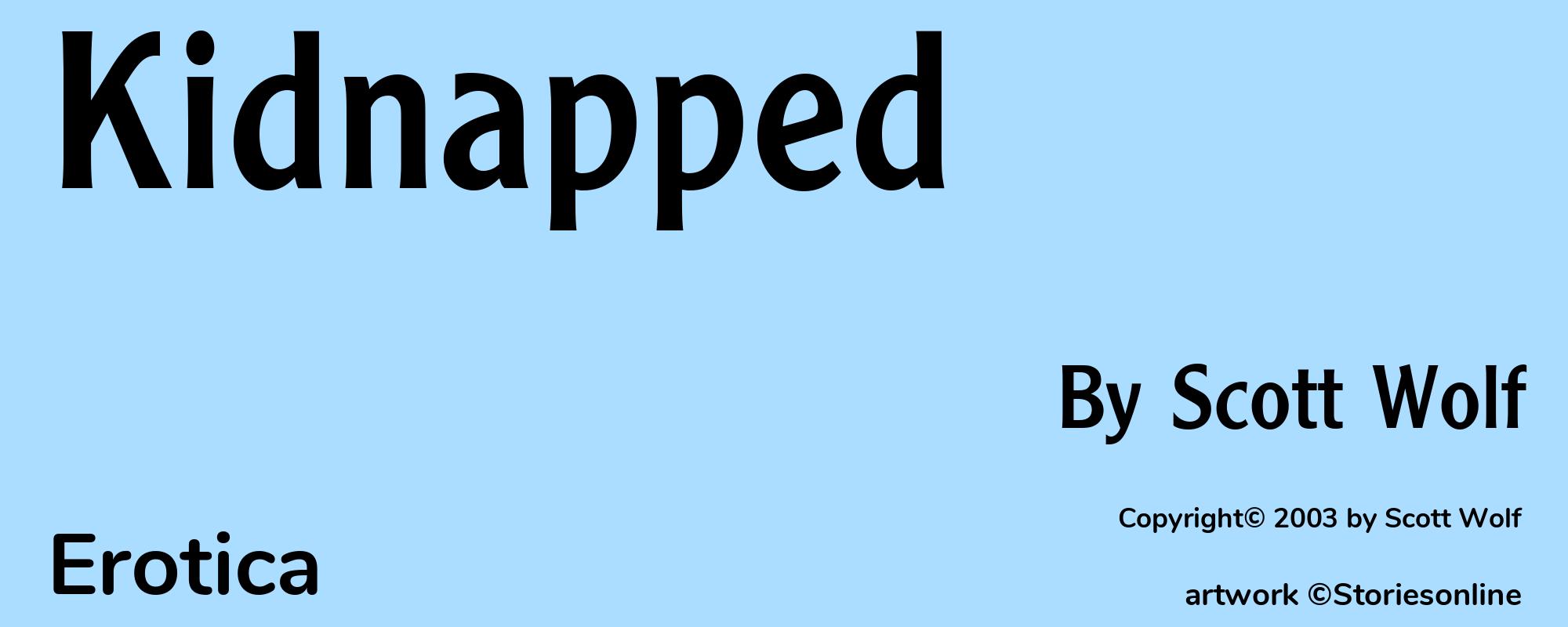 Kidnapped - Cover