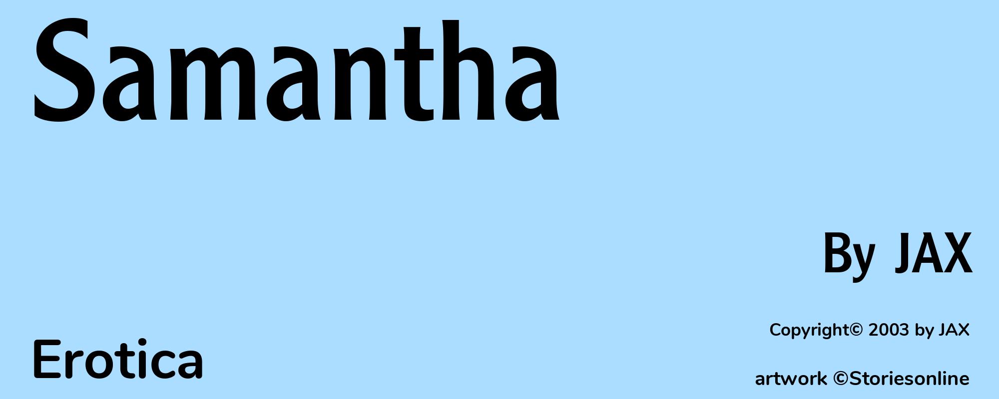 Samantha - Cover