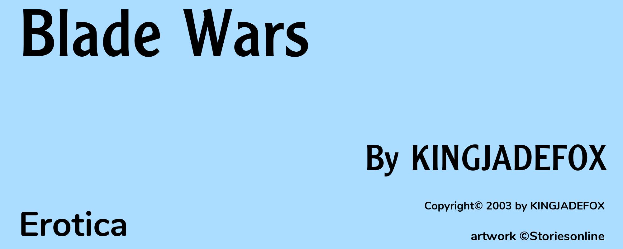 Blade Wars - Cover