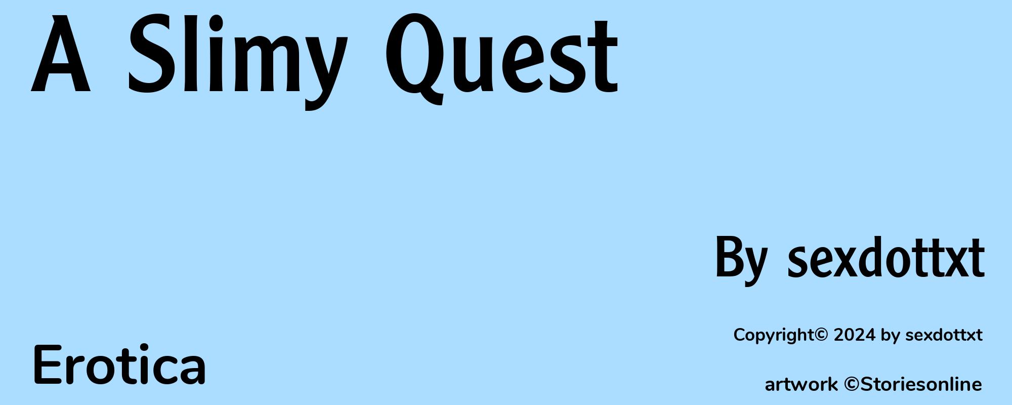 A Slimy Quest - Cover