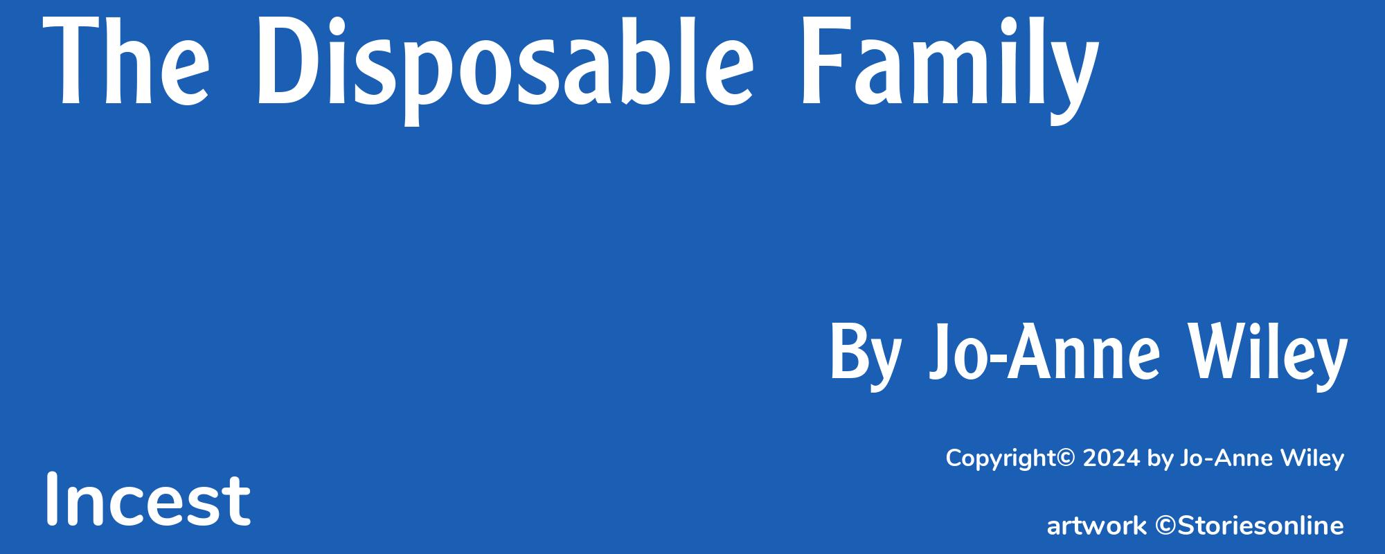 The Disposable Family - Cover