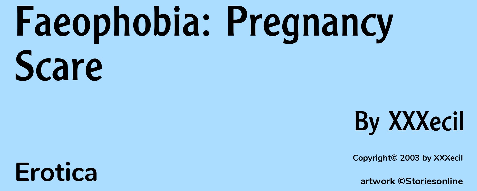 Faeophobia: Pregnancy Scare - Cover