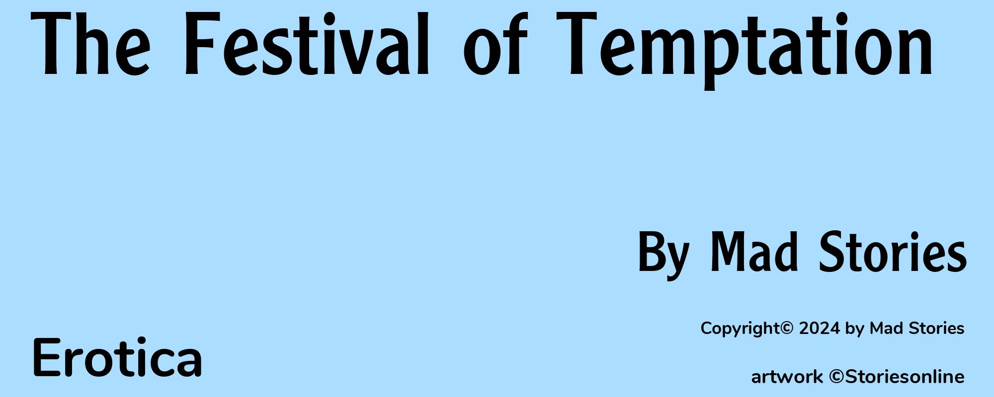 The Festival of Temptation - Cover