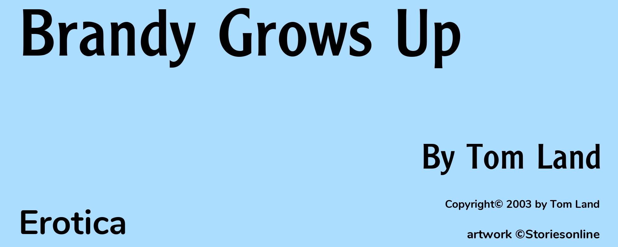 Brandy Grows Up - Cover