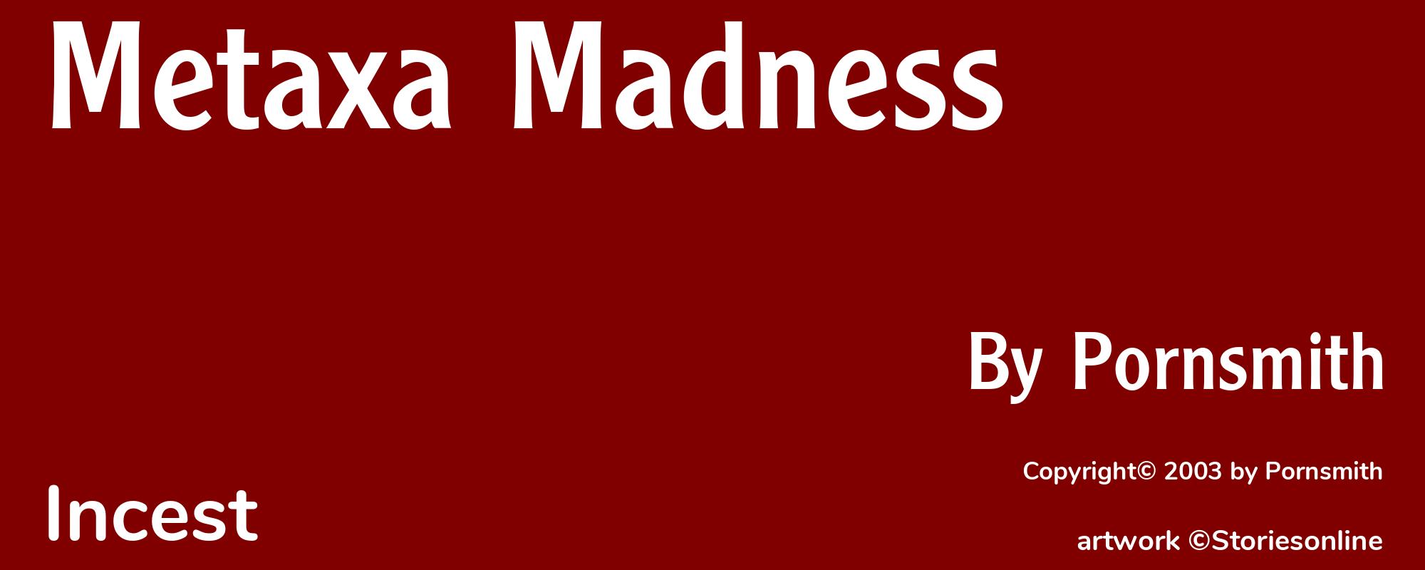 Metaxa Madness - Cover