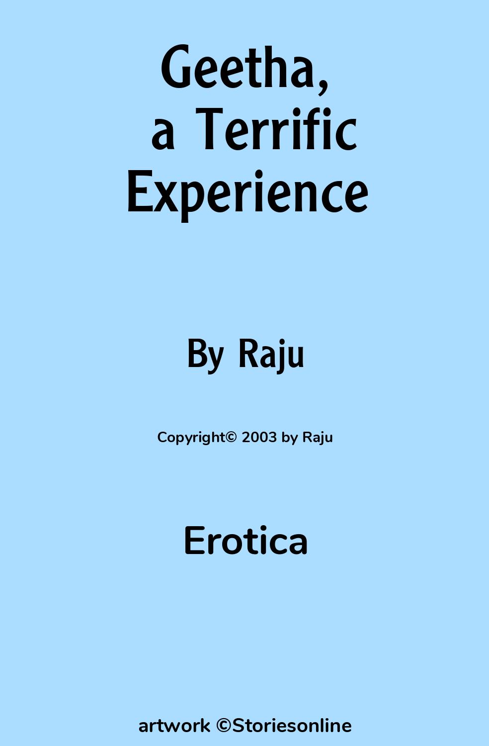 Geetha, a Terrific Experience - Erotica Sex Story