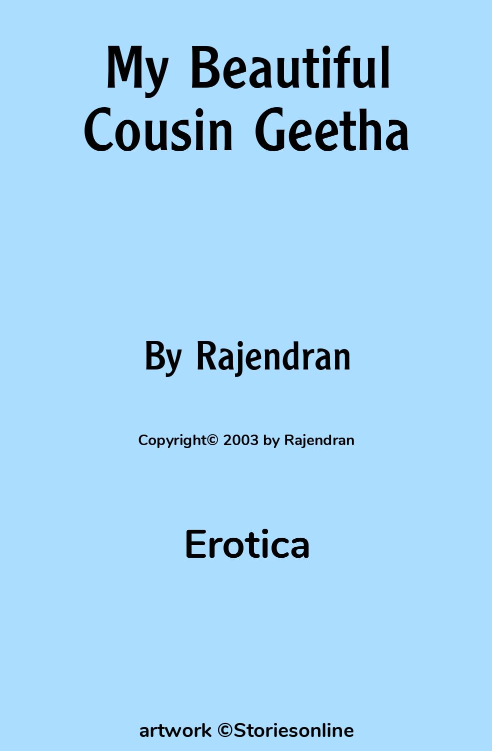 My Beautiful Cousin Geetha - Erotica Sex Story