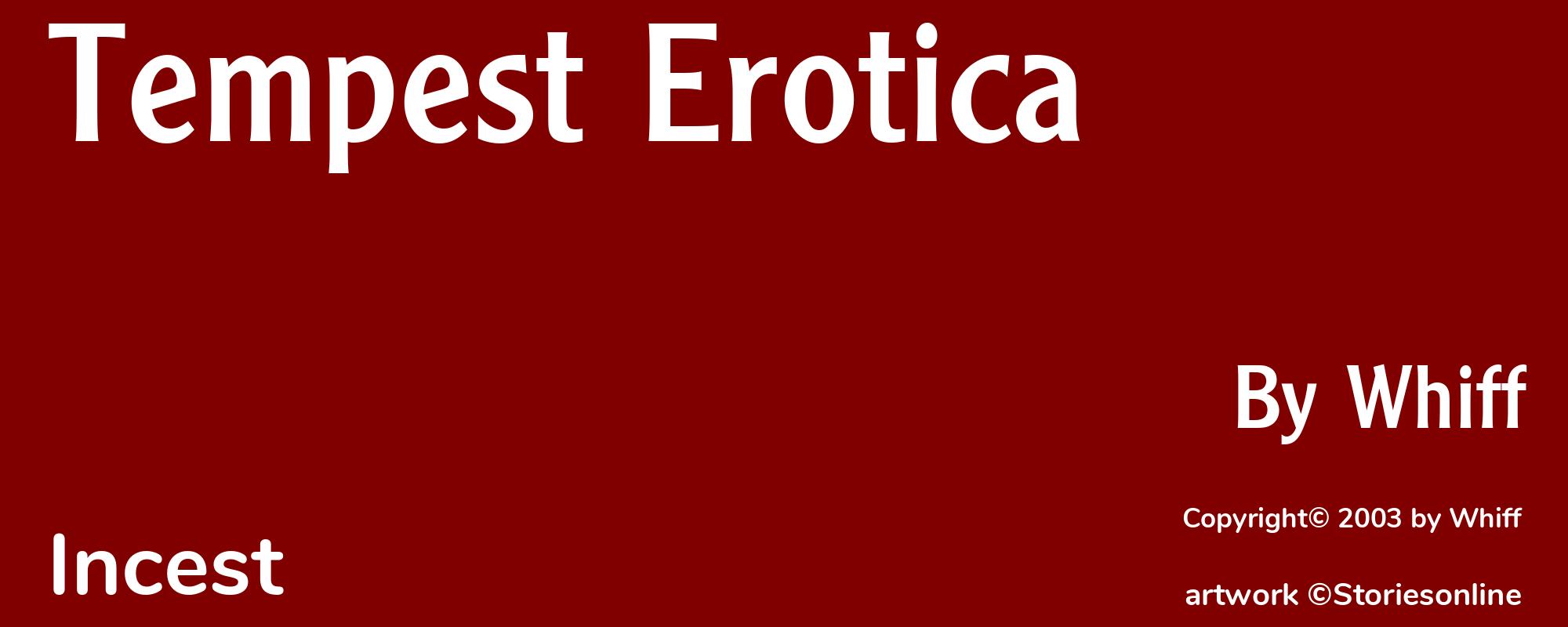 Tempest Erotica - Cover