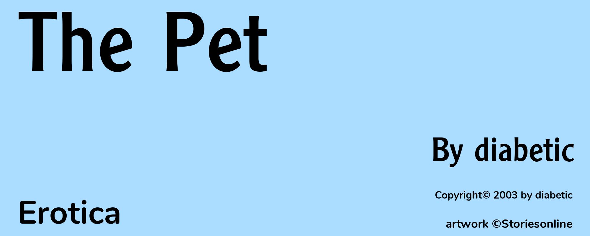 The Pet - Cover