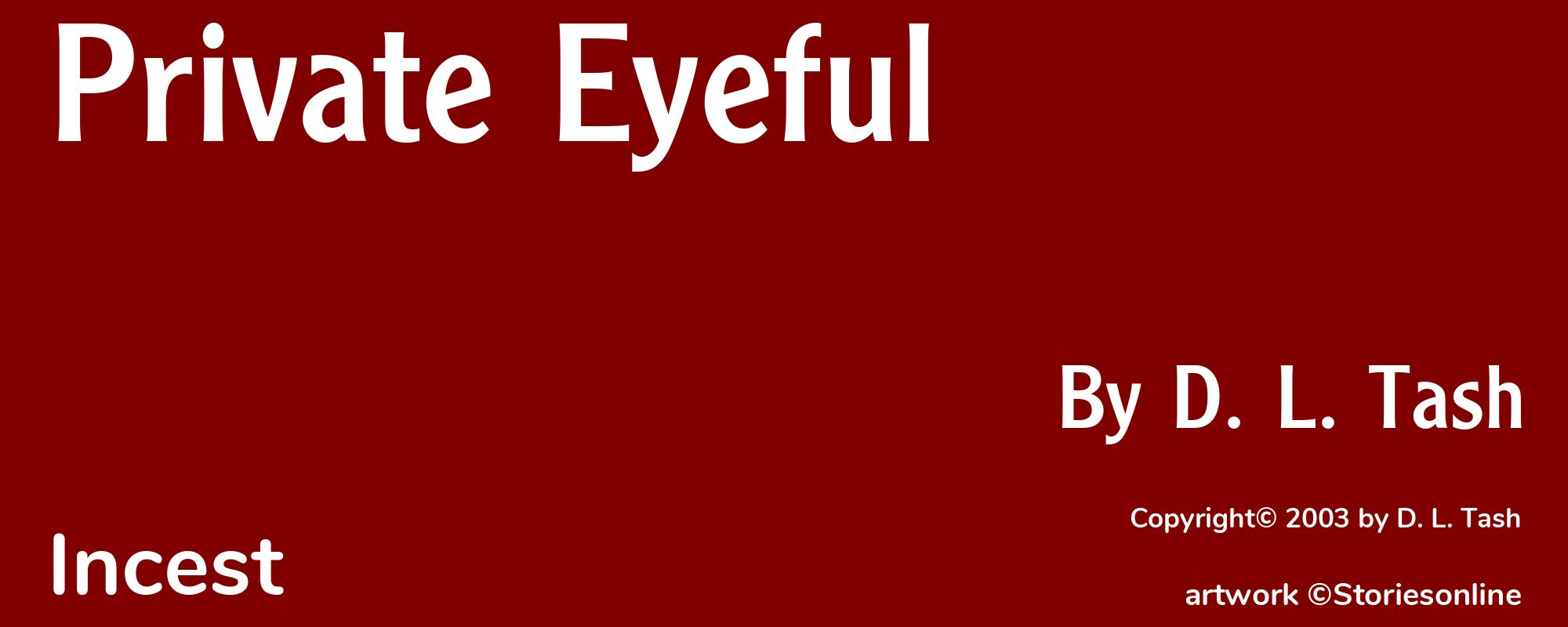 Private Eyeful - Cover