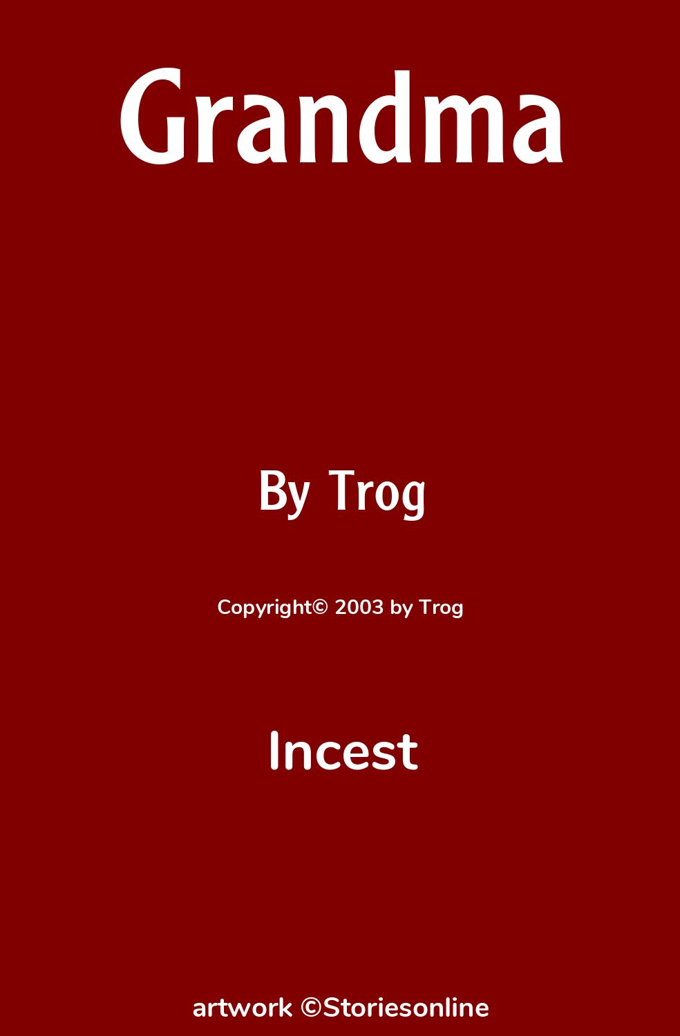 Grandmother grandson incest stories