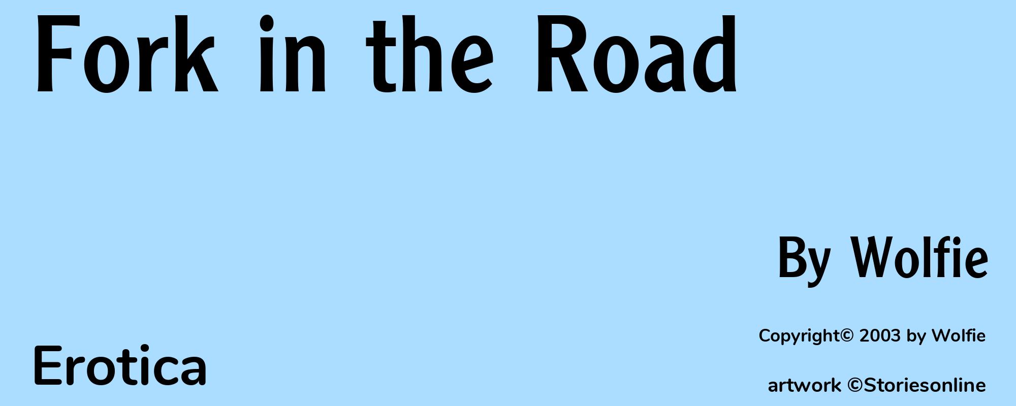 Fork in the Road - Cover