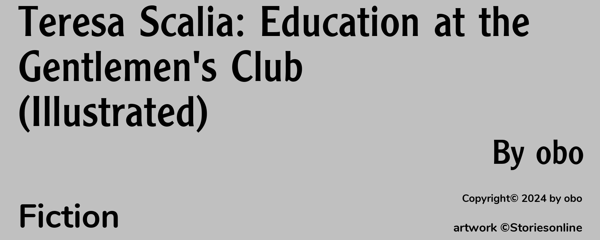 Teresa Scalia: Education at the Gentlemen's Club (Illustrated) - Cover