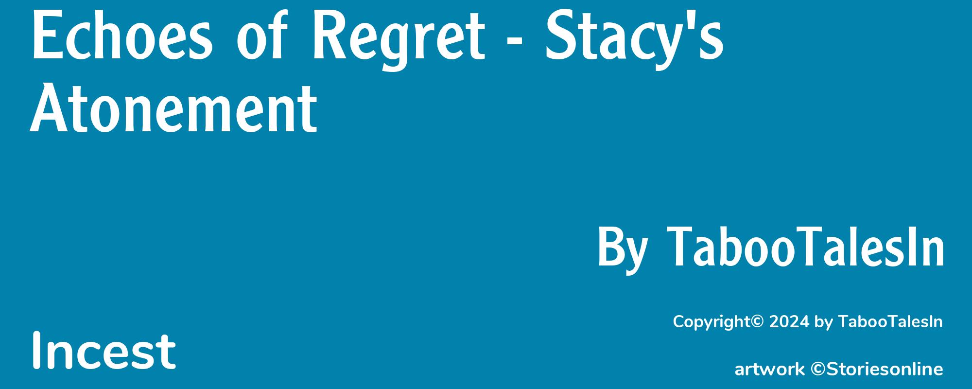 Echoes of Regret - Stacy's Atonement - Cover