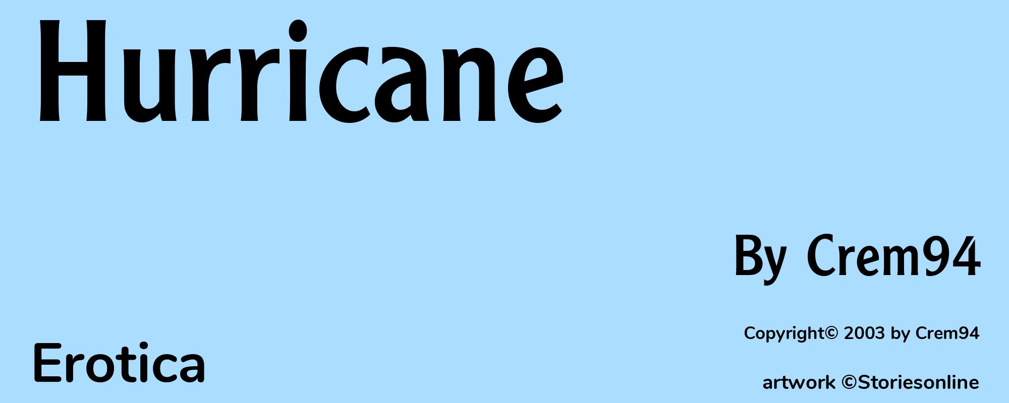 Hurricane - Cover