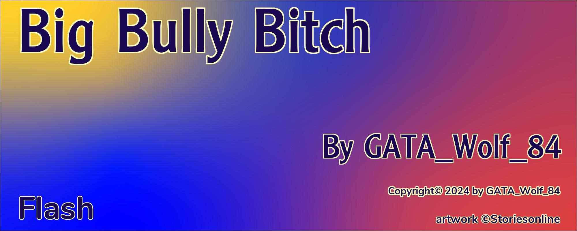 Big Bully Bitch - Cover