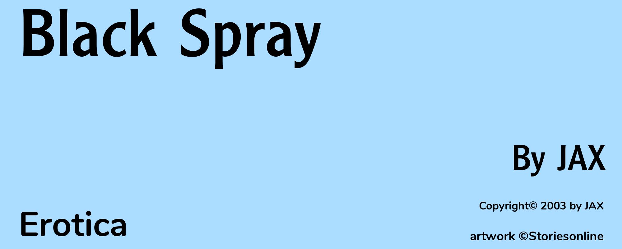 Black Spray - Cover