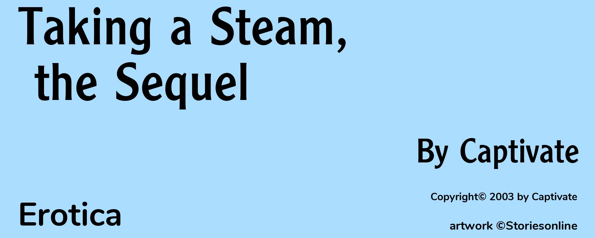Taking a Steam, the Sequel - Cover