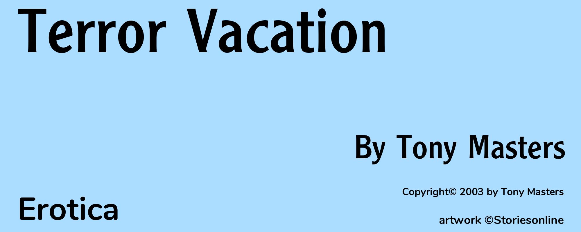 Terror Vacation - Cover