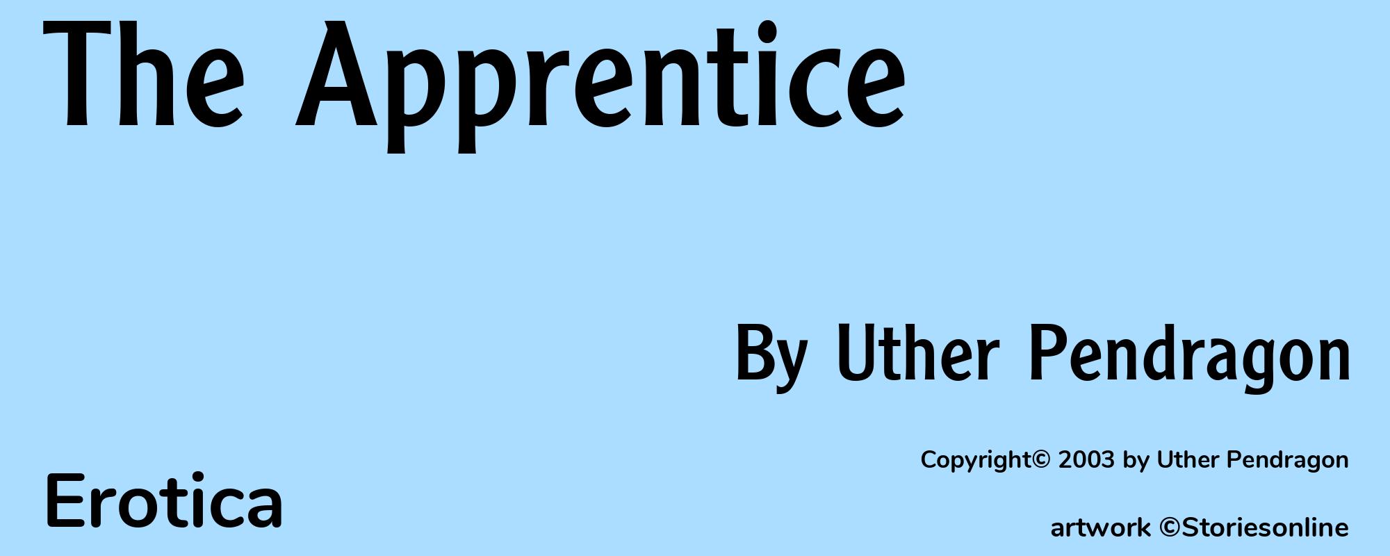 The Apprentice - Cover