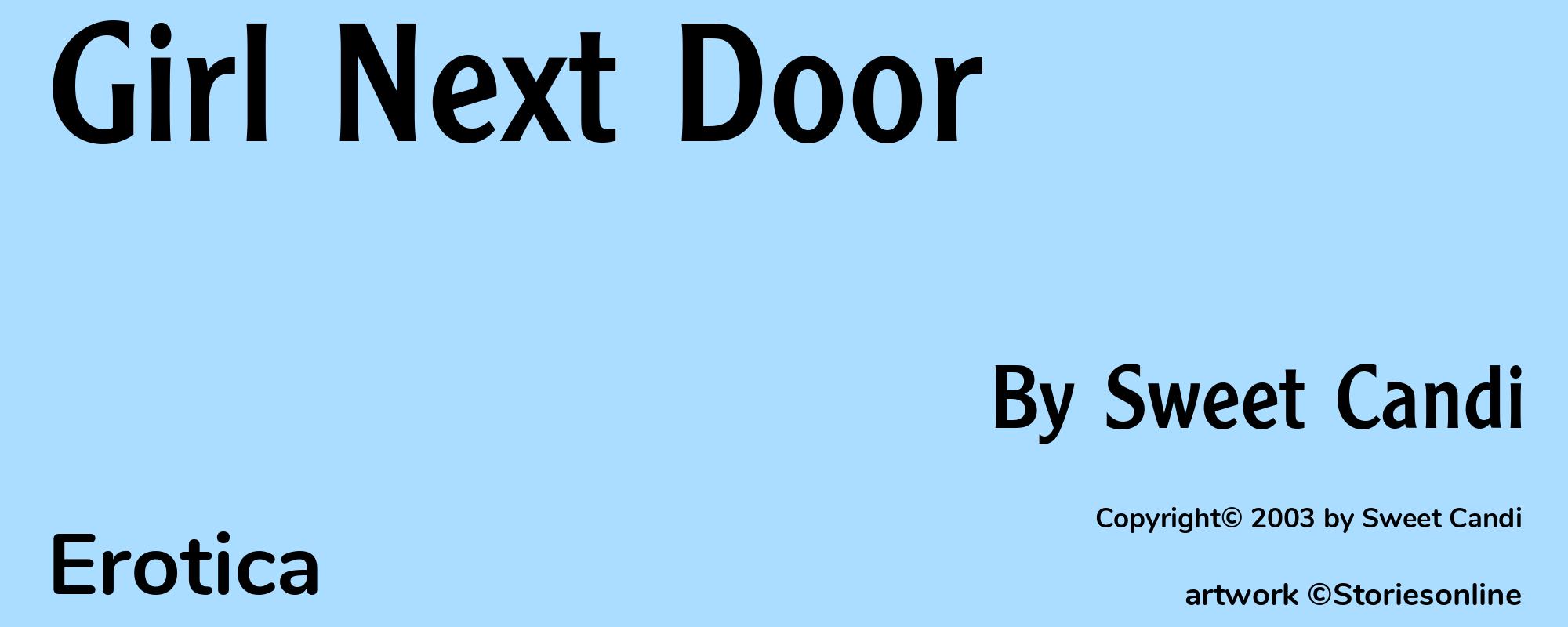 Girl Next Door - Cover