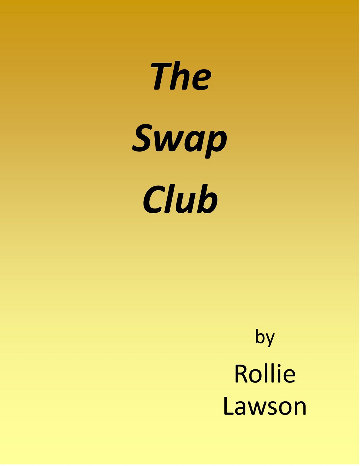 The Swap Club - Cover