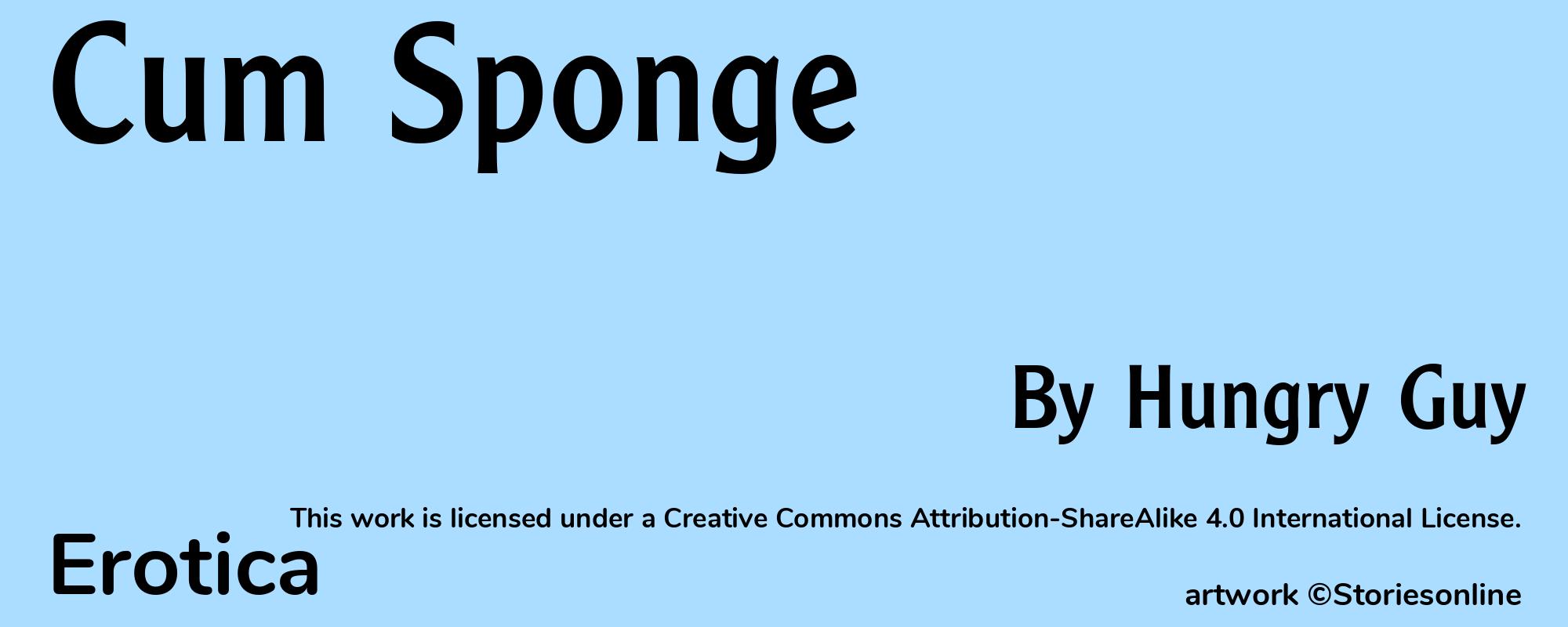 Cum Sponge - Cover