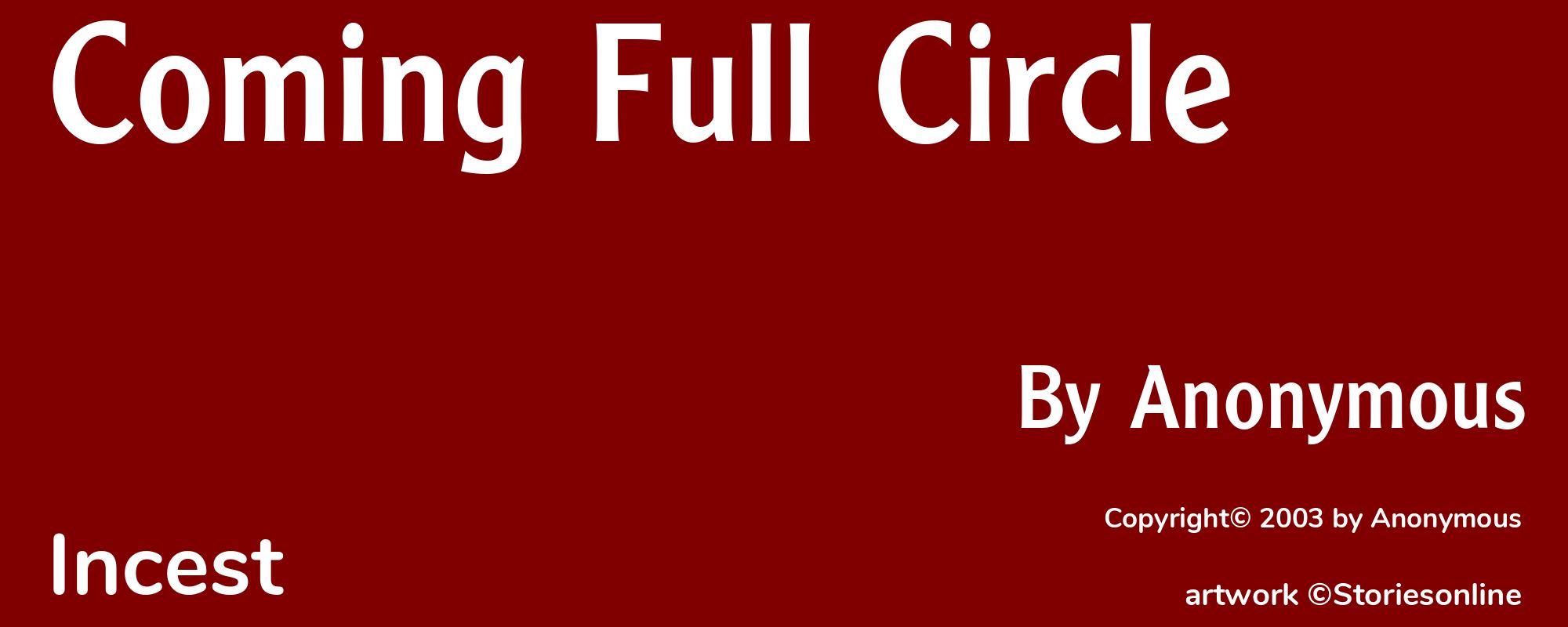 Coming Full Circle - Cover