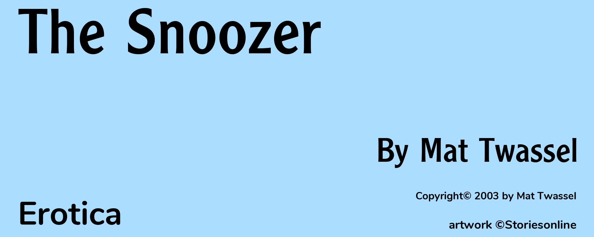 The Snoozer - Cover