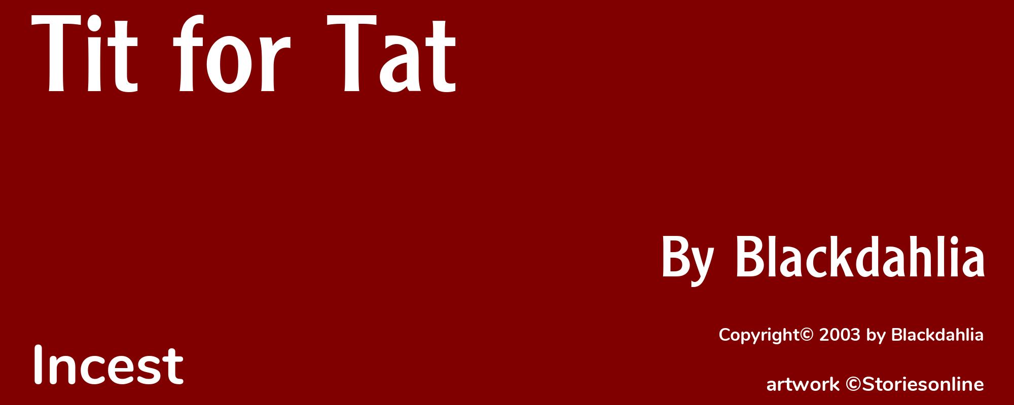 Tit for Tat - Cover