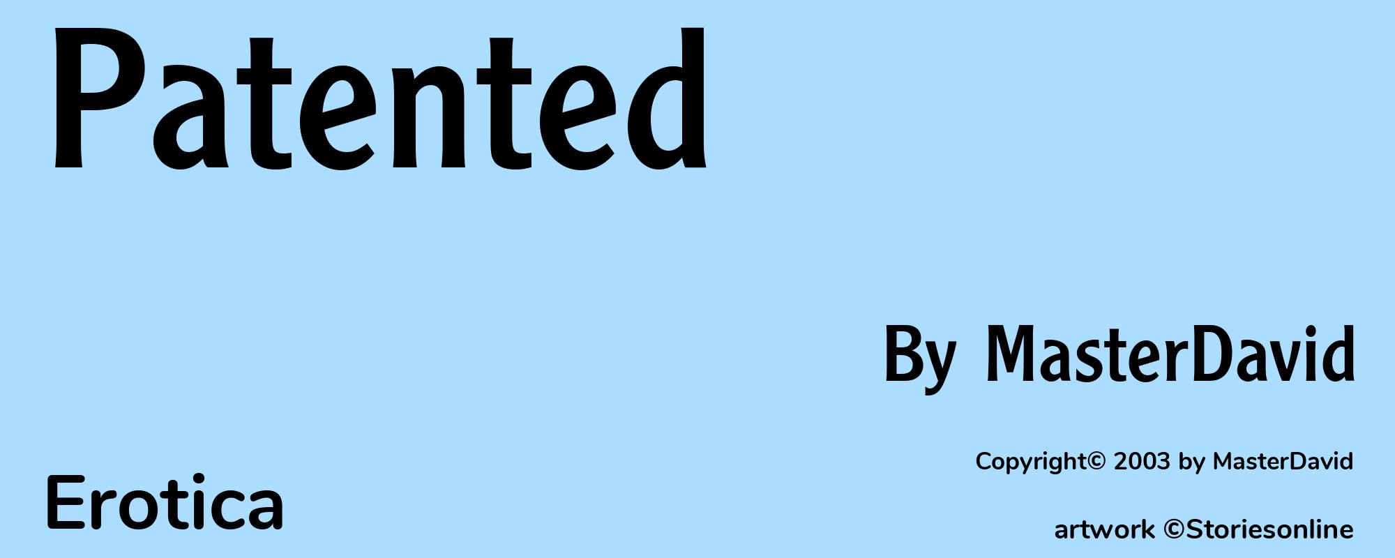 Patented - Cover