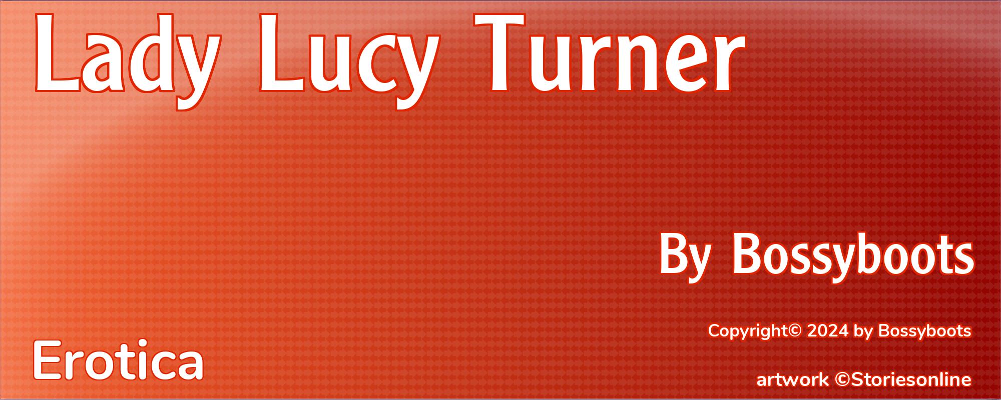 Lady Lucy Turner - Cover