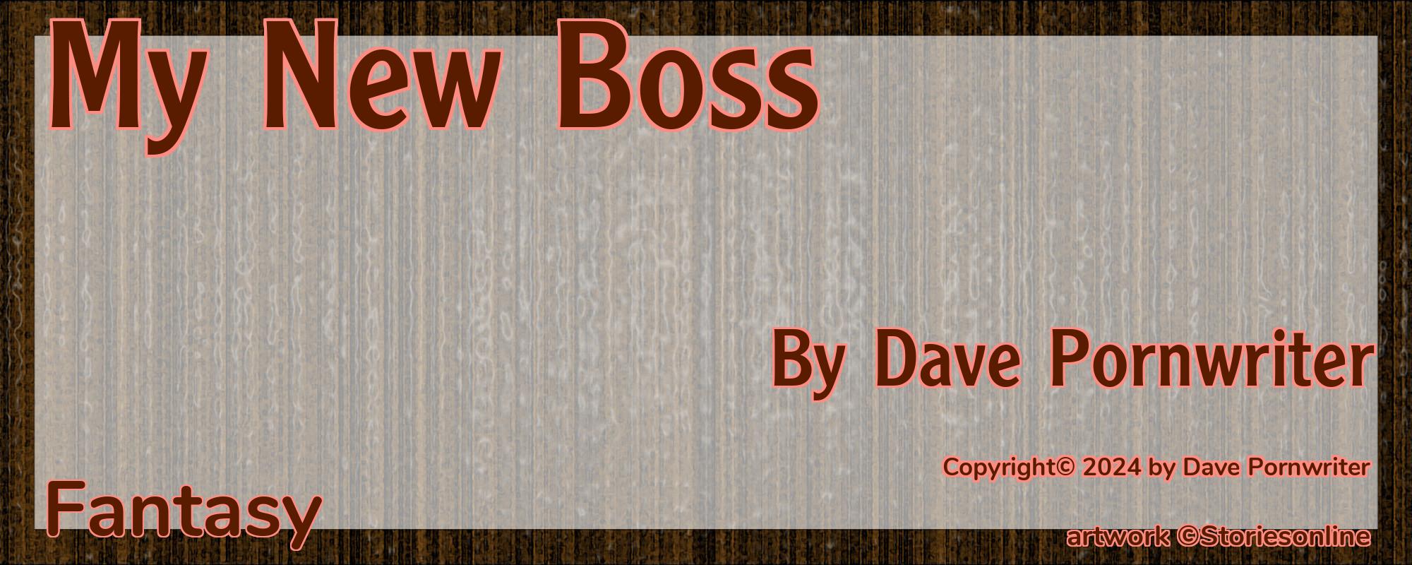 My New Boss - Cover