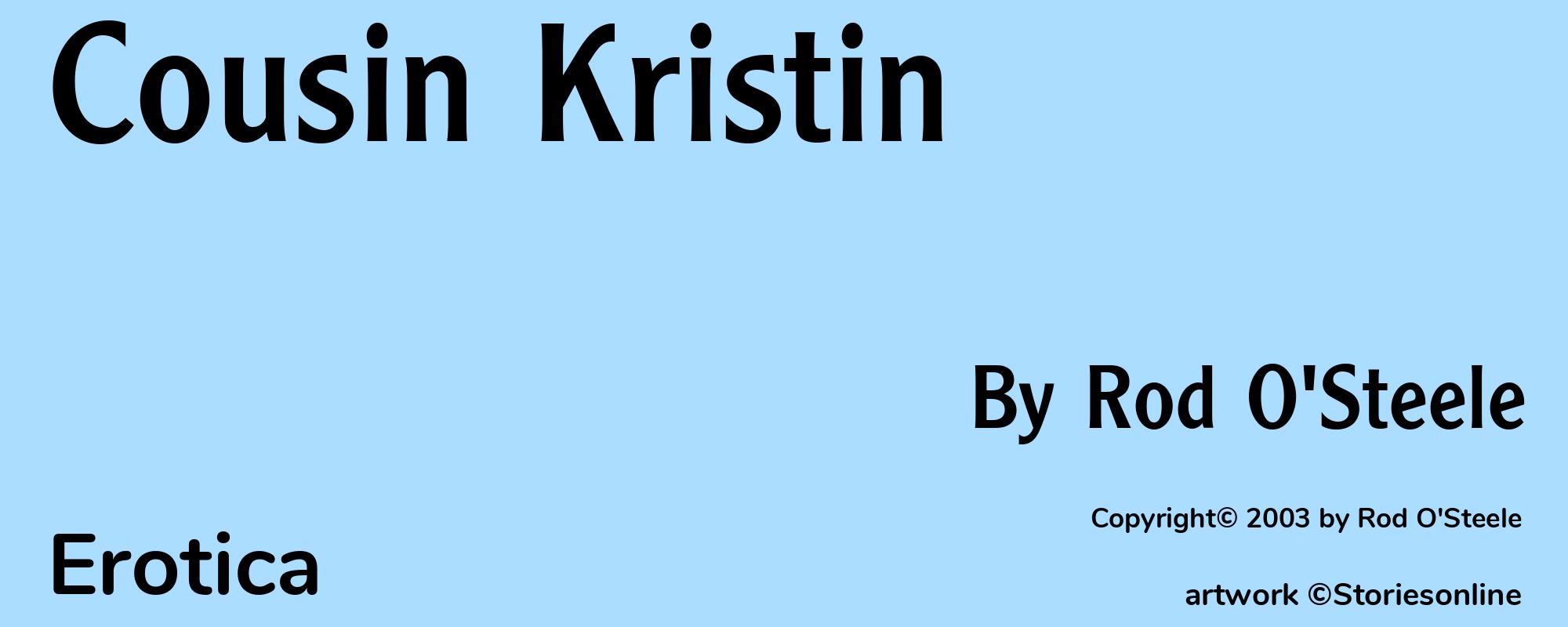 Cousin Kristin - Cover