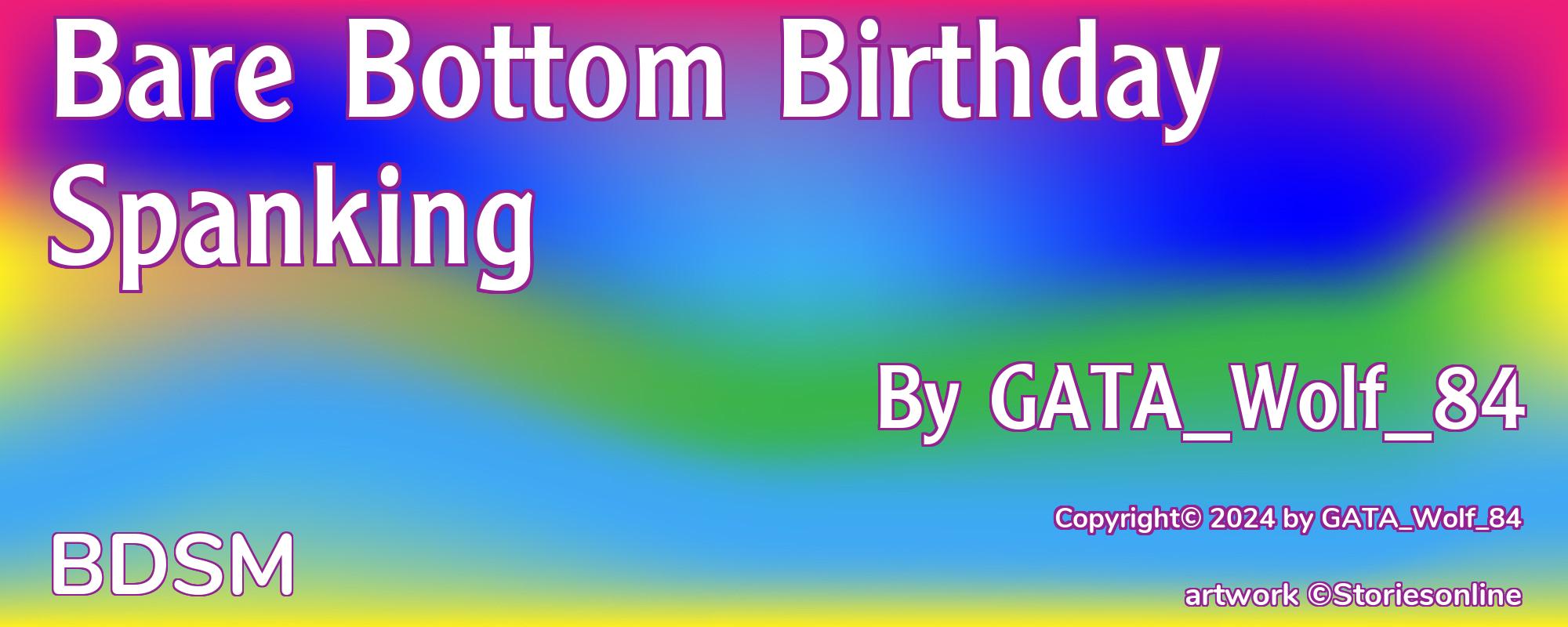 Bare Bottom Birthday Spanking - Cover