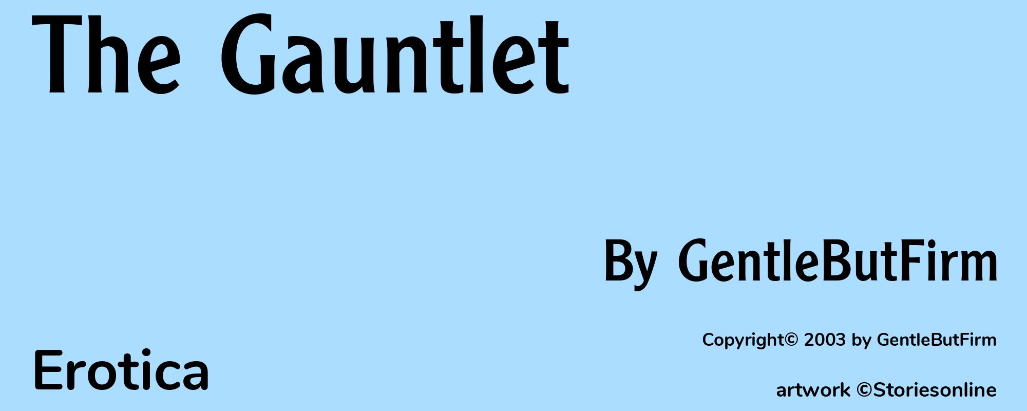 The Gauntlet - Cover