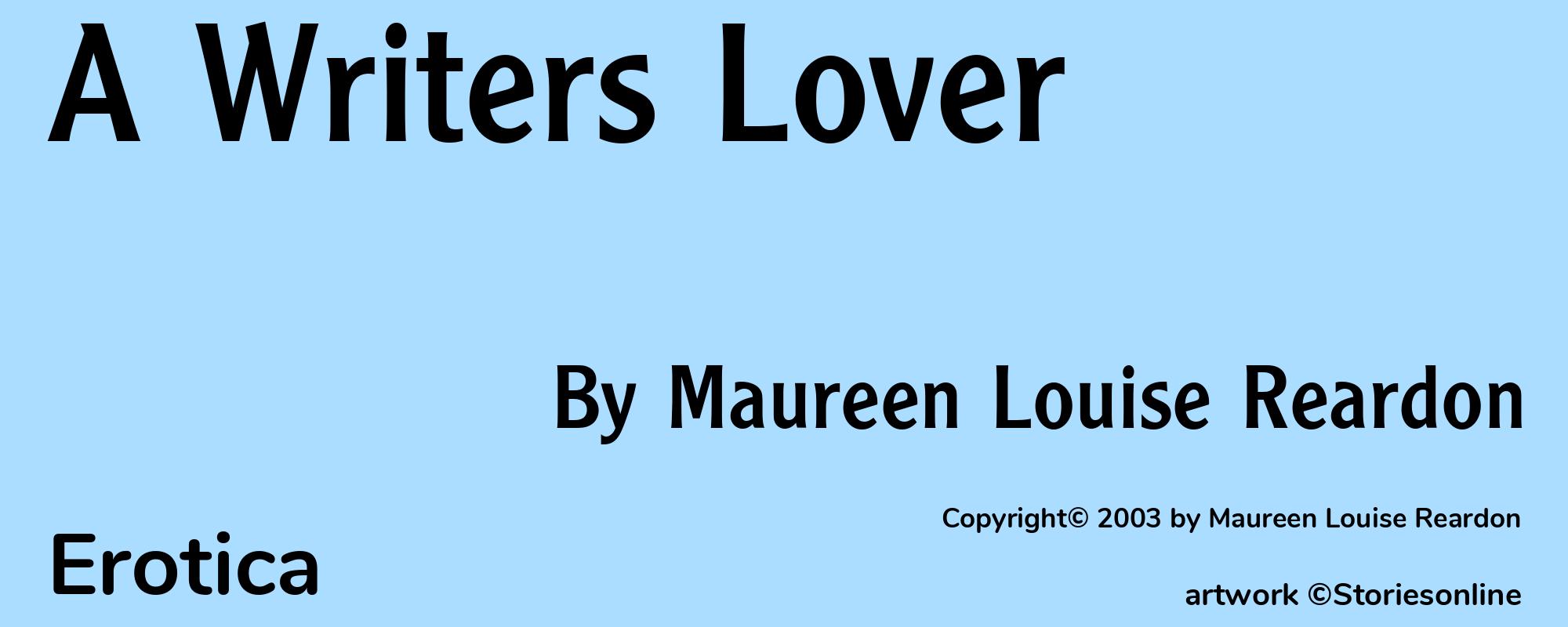 A Writers Lover - Cover