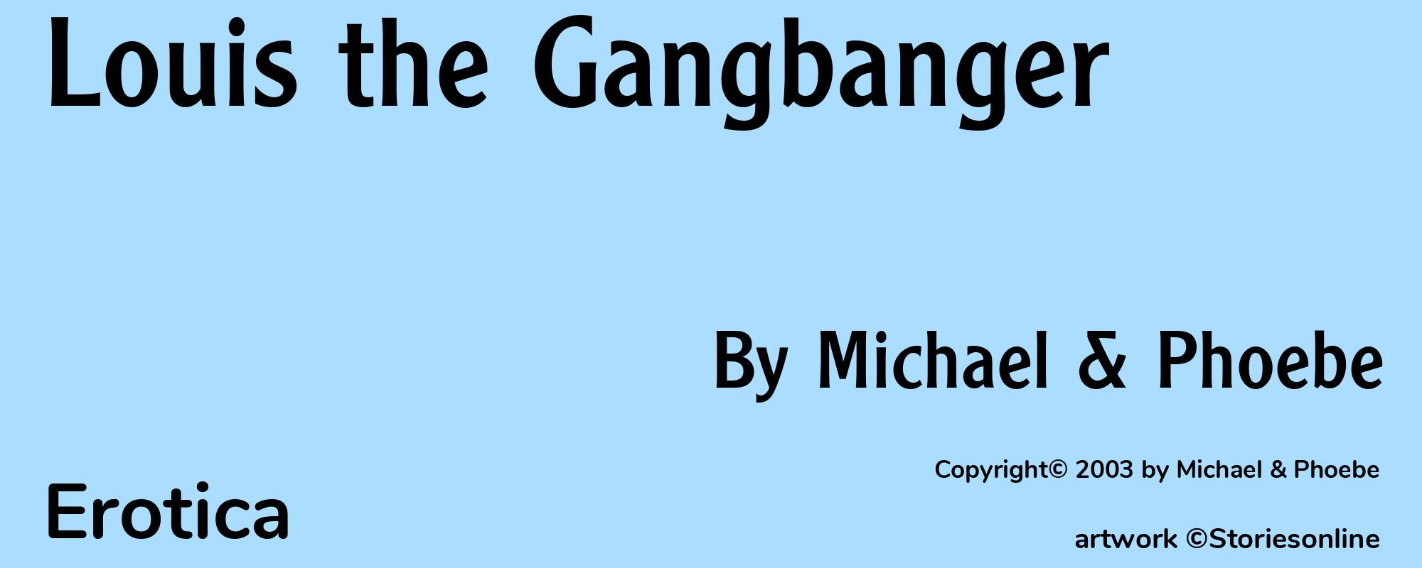 Louis the Gangbanger - Cover