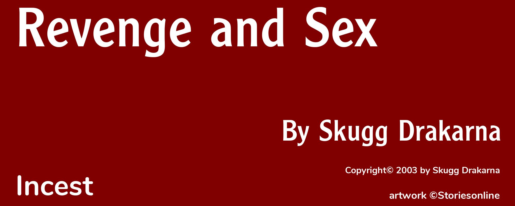 Revenge and Sex - Cover
