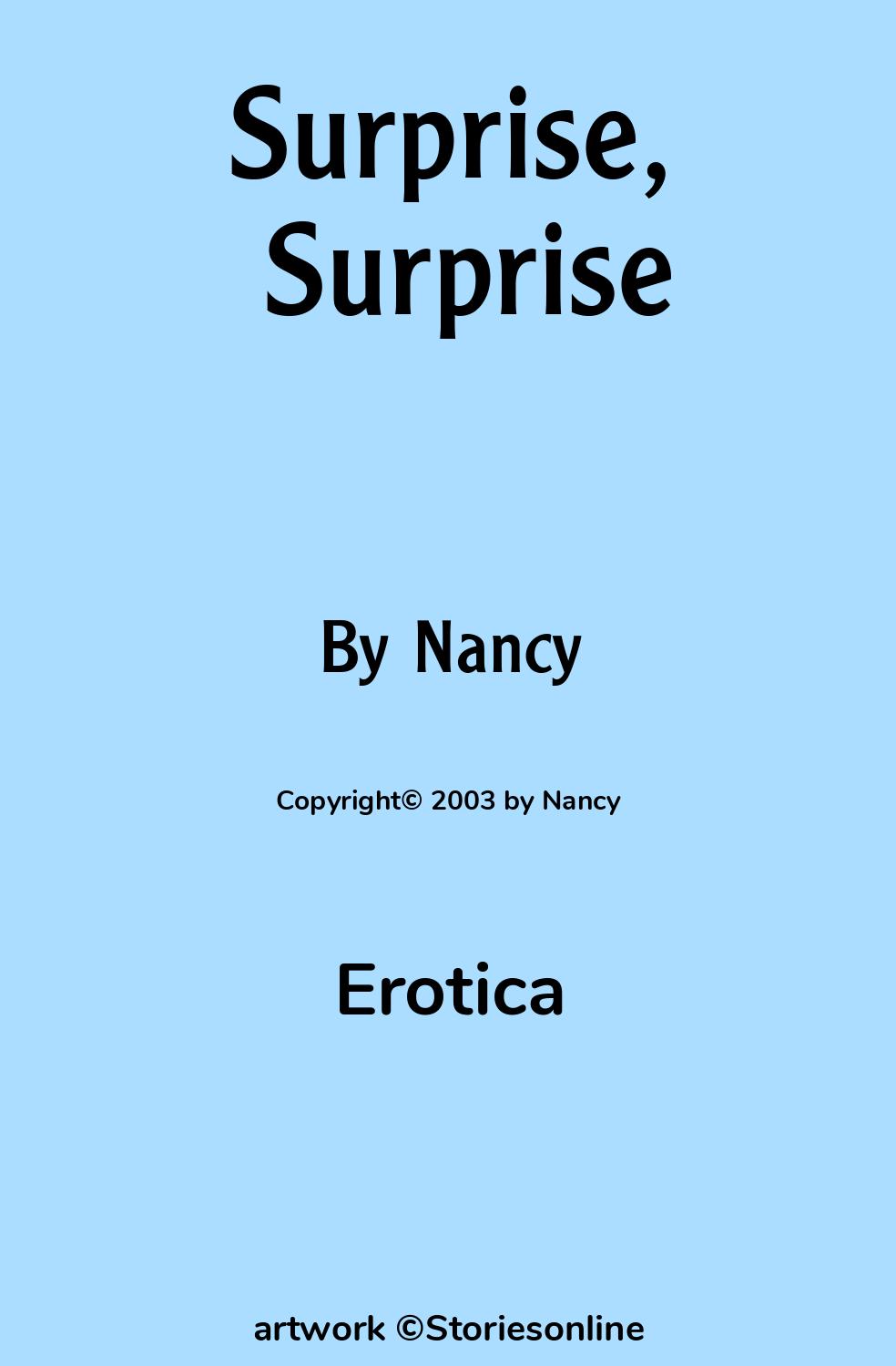 Surprise, Surprise - Erotica Sex Story