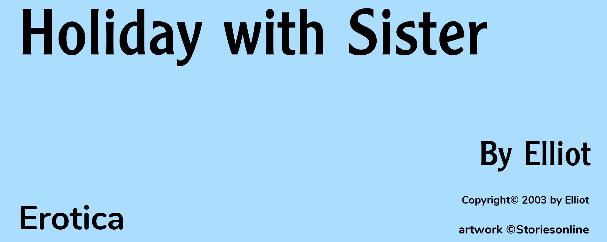 Holiday with Sister - Cover