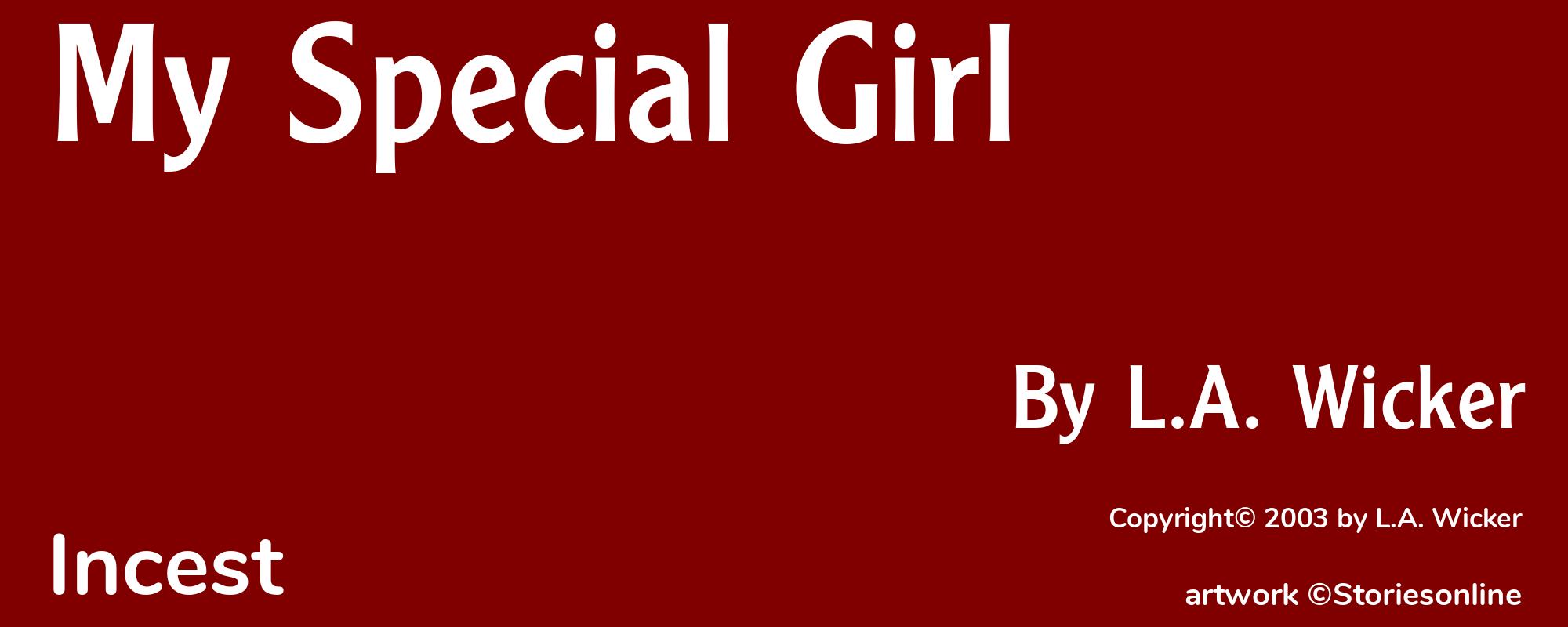 My Special Girl - Cover