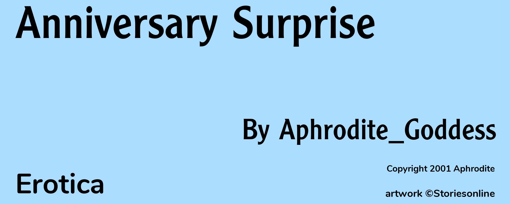 Anniversary Surprise - Cover