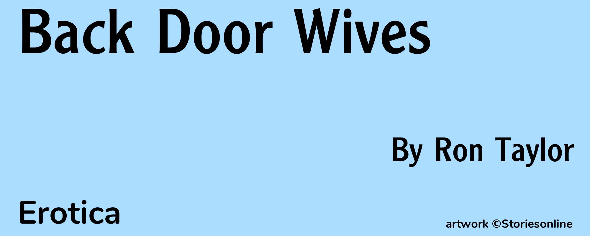 Back Door Wives - Cover