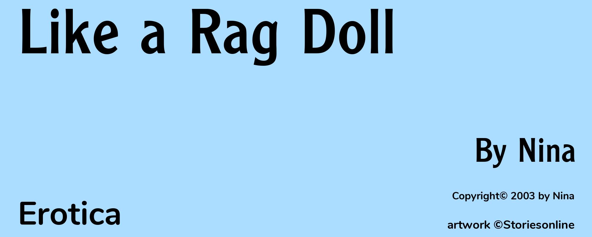 Like a Rag Doll - Cover