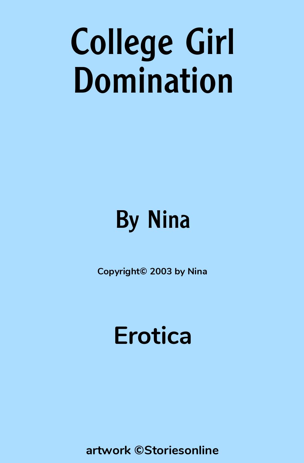 College Girl Domination - Erotica Sex Story