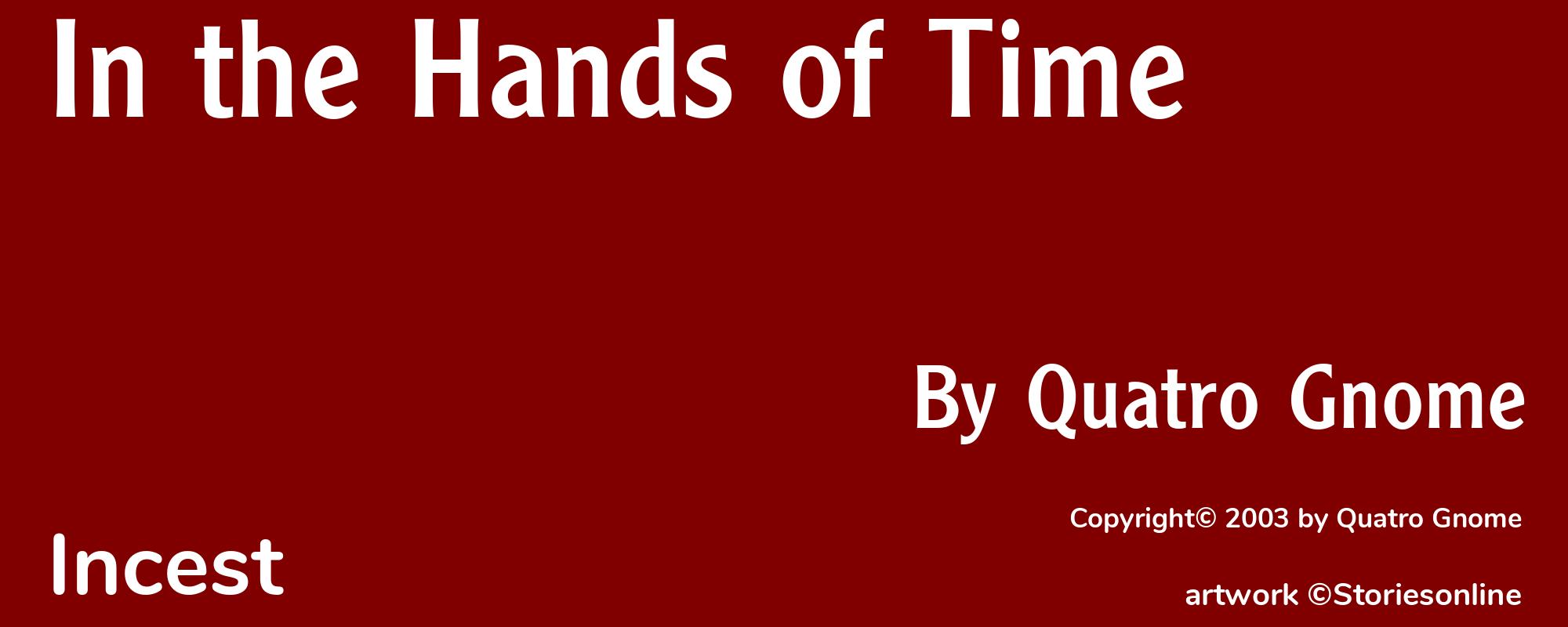 In the Hands of Time - Cover