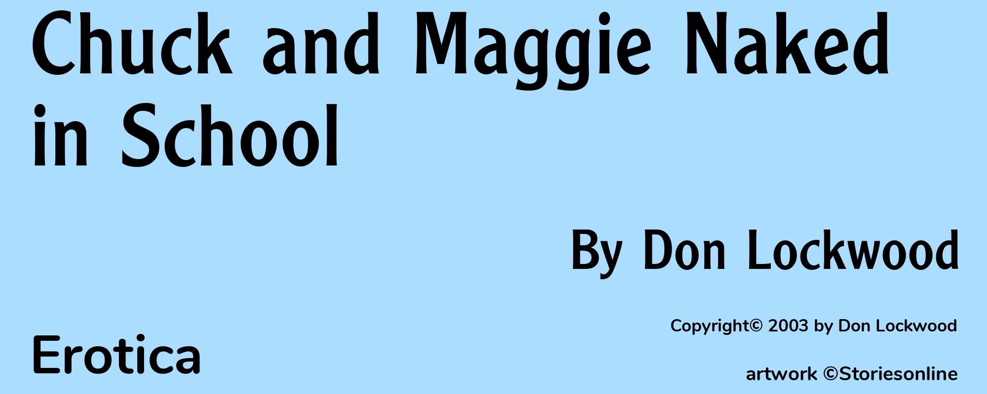 Chuck and Maggie Naked in School - Cover